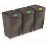 Image de Ensemble De Poubelles De Séparation Sortibox 3x35l Gris