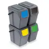 Image de Ensemble Poubelle De Tri Sortibox 3x25l Gris Iswb25s3