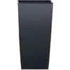 Image de Pot de fleurs haute Urbi Square DURS325 S433 - PROSPERPLAST - Noir - 61cm - 21/49L