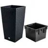 Image de PROSPERPLAST Rato square DRTS265 S433 pot à fleurs boîte à fleurs anthracite