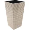 Image de Pot de jardin - PROSPERPLAST - Rato - 40 x 40 x 75 cm - 915 L - Mocca