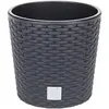 Image de Pot Rond Prosperplast 40 X 40 X 37,5 Cm Anthracite Résine Plastique