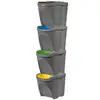 Image de Lot De Poubelles De Tri Sortibox 4x25l Gris