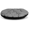 Image de Coussin de jardin 110 cm pour chaise suspendue motif nid de cigogne imperméable gris