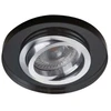 Image de Support Spot Encastrable Rond Fin Orientable Morta Noir