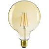 Image de Ampoule LED Globe G125   Ambre   7W   E27   Blanc Chaud   Verre décoratif KL-29638