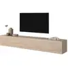 Image de Selsey bisira - meuble tv - 200 cm - chêne linberg