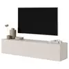 Image de Selsey bisira - meuble tv - 140 cm - taupe (gris-beige)