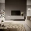 Image de Selsey veldio - meuble tv - 175 cm - beige avec façade fraisée