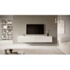 Image de Meuble TV - SELSEY - TELIRE - 175 cm - blanc mat - mélamine