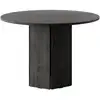 Image de Selsey hexa - table de salle à manger - avec plateau stratifié, frêne noir - 110 cm
