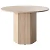 Image de Selsey hexa - table à manger - 110 cm - plaque laminée plateau de meubles, chêne