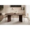 Image de Table à manger - Noyer - Ovo - 90 X 75 X 204 cm