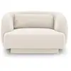 Image de Fauteuil tulum en velours beige clair COS_ARM_51_F1_TULUM1