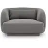 Image de Fauteuil tulum en velours gris clair COS_ARM_51_F1_TULUM3