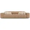 Image de Canapé luc 4 places en velours beige foncé CXL_4S_2_F1_LUC2