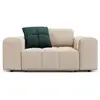 Image de Fauteuil luc en velours beige clair CXL_ARM_2_F1_LUC1