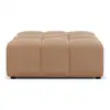 Image de Pouf luc en velours beige foncé CXL_POUF_2_F1_LUC2