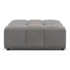 Image de Pouf luc en velours gris clair CXL_POUF_2_F1_LUC6