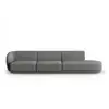 Image de Canapé modulable droit lionel 4 places en chenille gris foncé mélange CXL_R4SOR_168_F1_LIONEL6
