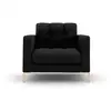 Image de Fauteuil bali en tissu structurel noir COS_ARM_170_E1_BALI5
