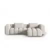 Image de Canapé d'angle droit modulable lorella 3 places en tissu structurel beige CXL_RC_193_F1_LORELLA1