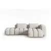 Image de Canapé d'angle droit modulable lorella 4 places en tissu structurel beige CXL_RCO_193_F1_LORELLA1
