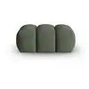 Image de Pouf lorella en tissu structurel vert olive foncé CXL_POUF_193_F1_LORELLA3