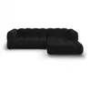 Image de Canapé d'angle droit modulable sky 4 places en velours noir COS_RC_M_184_F1_SKY8