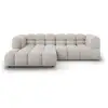 Image de Canapé d'angle gauche modulable sky 3 places en velours beige clair COS_LC_S_184_F1_SKY2