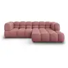 Image de Canapé d'angle droit modulable sky 3 places en velours saumon COS_RC_S_184_F1_SKY4