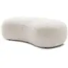 Image de Bobochic pouf saint-germain tissu bouclette blanc SAINT-GERMAIN