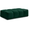 Image de Bobochic pouf petit everest tissu texturé vert EVEREST