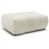 Image de Bobochic pouf fuji tissu lisse beige FUJI