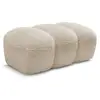 Image de Bobochic pouf hippolyte beige HIPPOLYTE