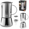 Image de Cafetière expresso - ADLER - AD 4417 - 620 ml - Acier argenté - Compatible induction