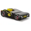 Image de Lit Enfant Kobi Batmobile 160x80 Cm Noir Avec Matelas Inclus