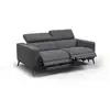 Image de Canapé 3 places morello avec 2 x relax zero gravity, tissu gris foncé MORELLO