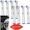 Image de Têtes de brosse à dents - Oral B - Interspace - Orthodontie nettoyage interproximal x8