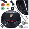 Image de Set Accessoires Nettoyeur Haute Pression   Brosse T-Racer 15 + Lanca 34 cm + 5 Buses Compatible Kärcher K2 K7