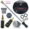 Image de Set Accessoires Nettoyeur T-Racer 15 + Lance Droite 58 cm + Adaptateur   160 Bar Compatible Kärcher K2 K7 Terrasse & Façade