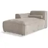 Image de Flex felix méridienne 154x92 cm, gauche, beige foncé Flex Felix