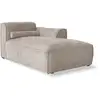 Image de Flex felix méridienne 154x92 cm, droit, beige foncé Flex Felix