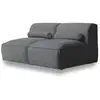 Image de Flex felix canapé modulaire 2pl, 152x96 cm, gris foncé Flex Felix