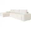 Image de Lulu canapé module d'angle 5pl convertible, avec accoudoir, beige Lulu