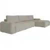 Image de Lulu canapé module d'angle 5pl convertible, avec accoudoir, gris Lulu
