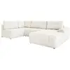 Image de Lulu canapé module d'angle 8pl convertible, gauche, beige Lulu