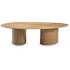 Image de Miuf Table basse L, chêne, 67x128 cm Miuf