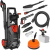 Image de Nettoyeur haute pression Lehmann Hudson 1800 W Pompe en aAluminium Pression max. 260 Bar 450 l/h Kit dAccessoires