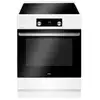 Image de Amica - cuisinière induction 77l 3 feux blanc aci7005rb - ACI7005RB